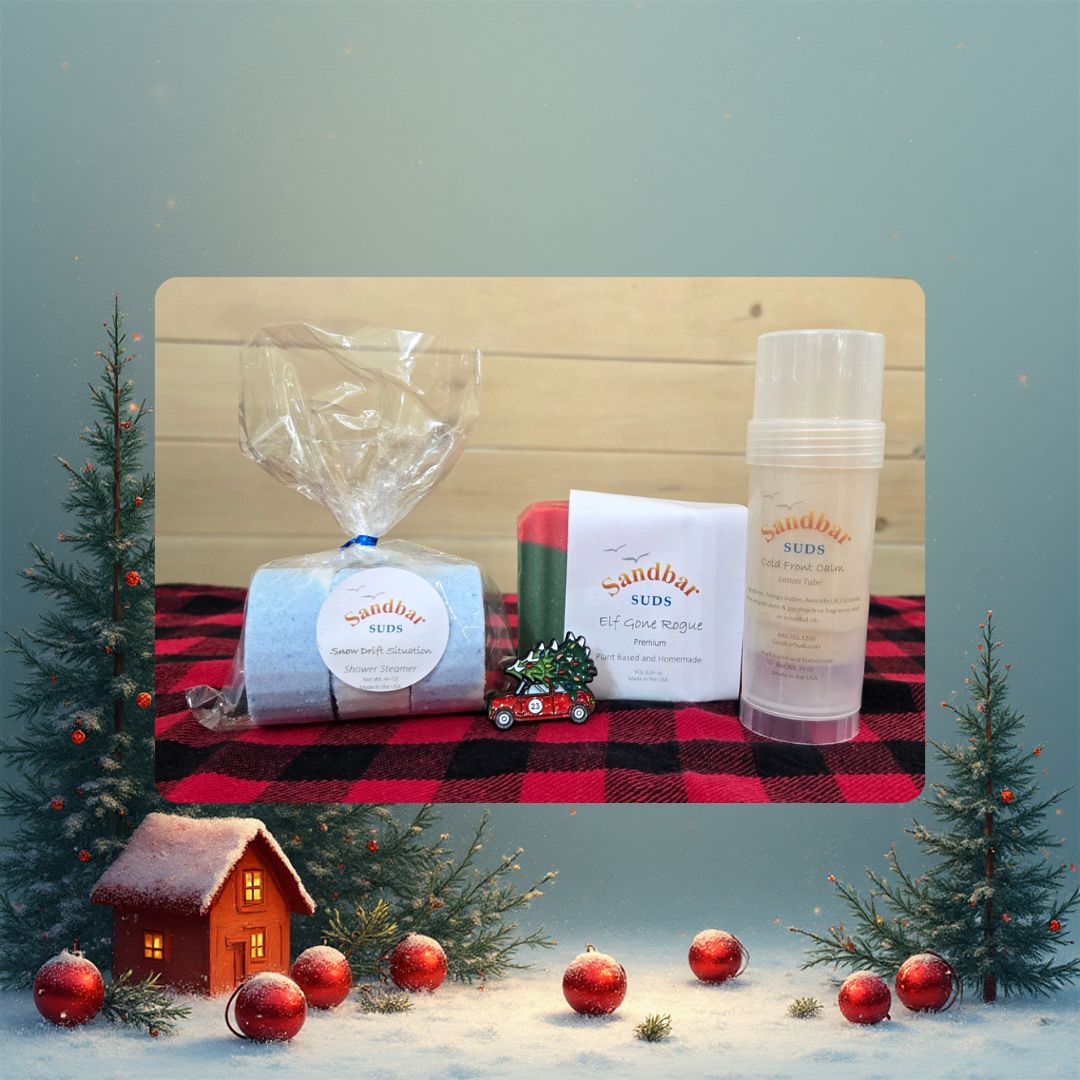 Sandbar Suds holiday soap and bath bomb collection